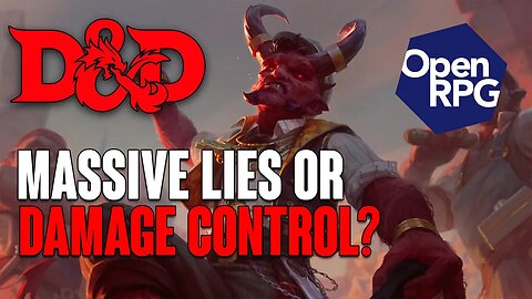 MASSIVE LIES Over D&D OGL?! Is THIS Damage Control Or DOES The Community AGREE?