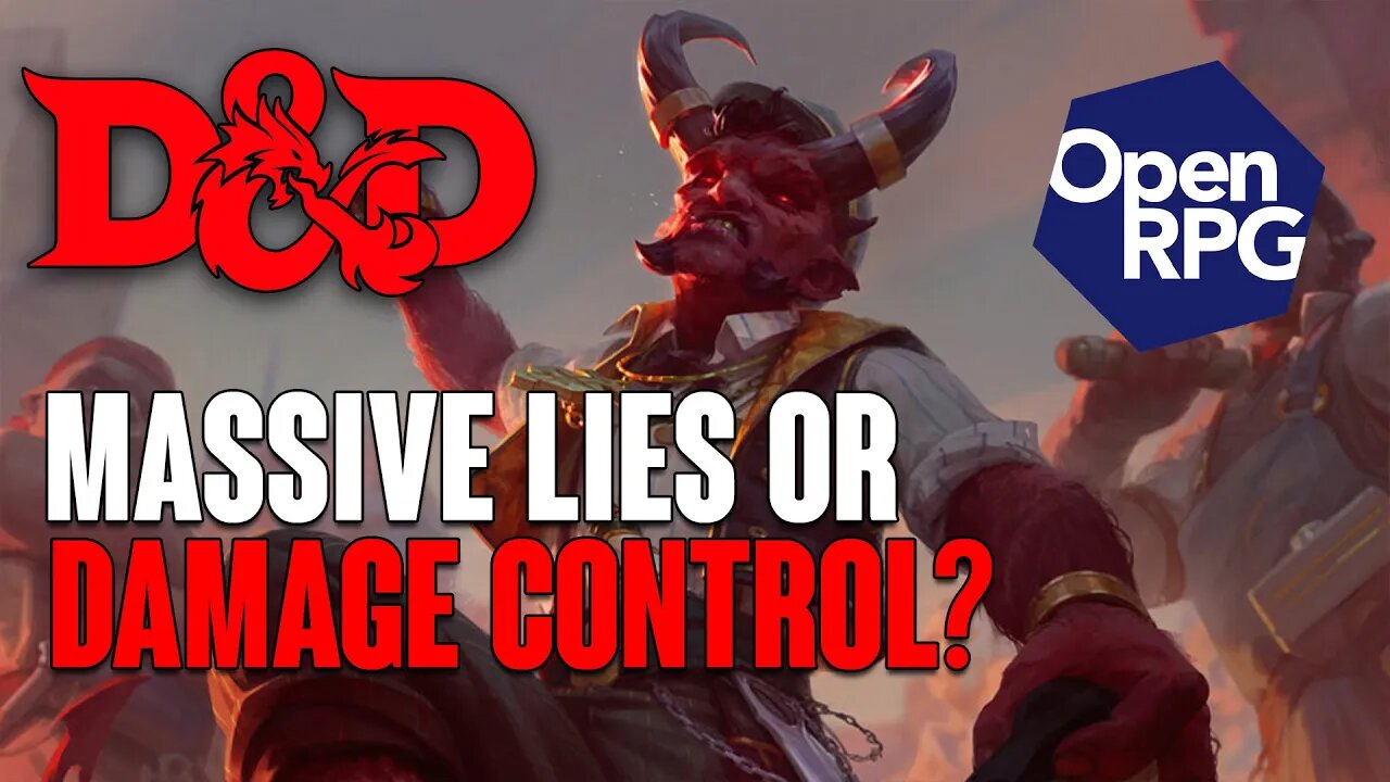 MASSIVE LIES Over D&D OGL?! Is THIS Damage Control Or DOES The Community AGREE?