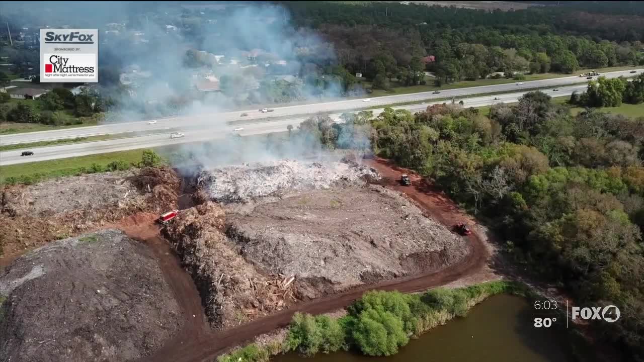 Fire at recycling facility in North Fort Myers