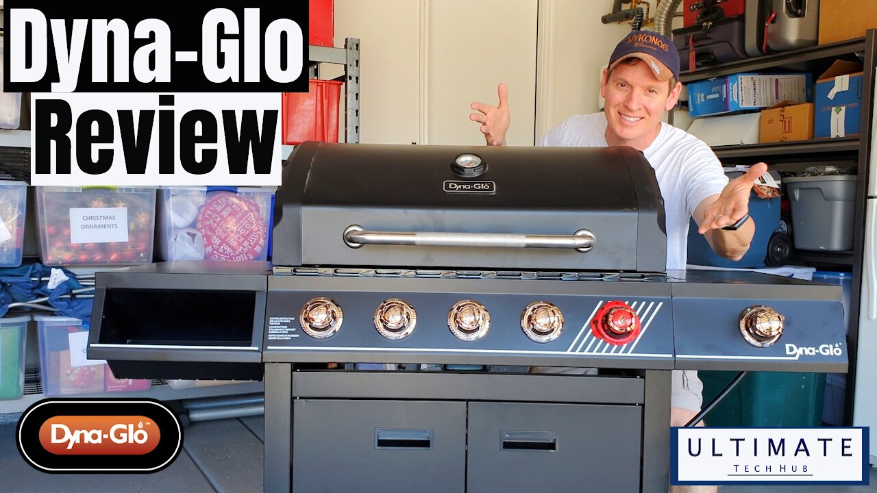 Dyna-Glo 5 Burner LP Grill Review and Setup DGH485CRP/DGH485CRP-D