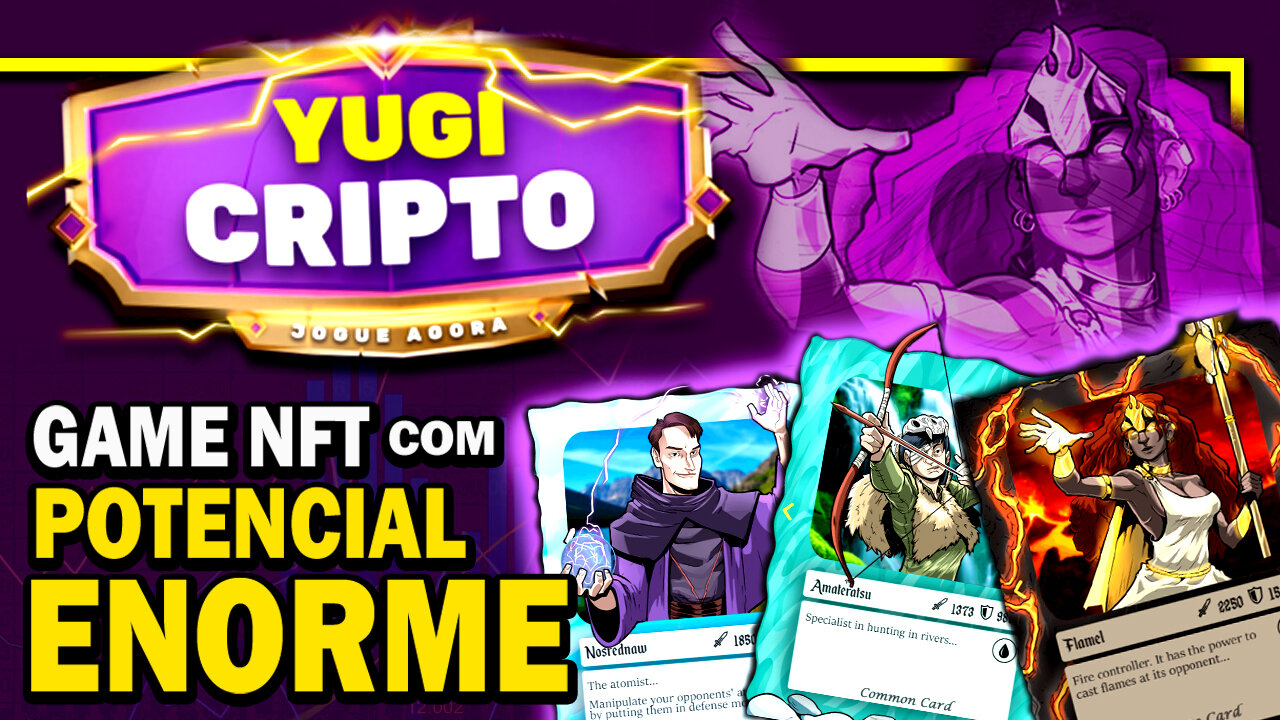 YUGICRIPTO - O GAME DE CARTAS NFT QUE VAI DOMINAR O MUNDO!! (POTENCIAL ENORME!!!)😱🚀