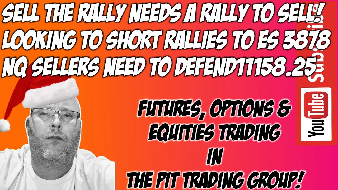 Sell The Rally Needs Rallies To Sell - The Pit Futures Trading