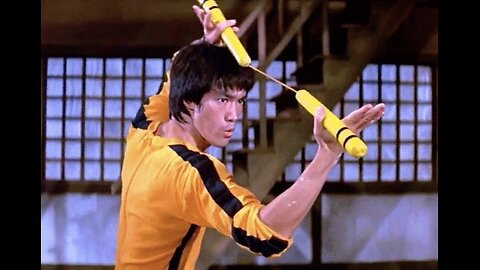 Cross kick Studio Films Bruce Lee Game of Death