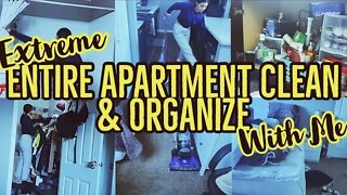 *EXTREME* ENTIRE APARTMENT CLEAN & ORGANIZE WITH ME 2021 | SPEED CLEANING MOTIVATION | ez tingz