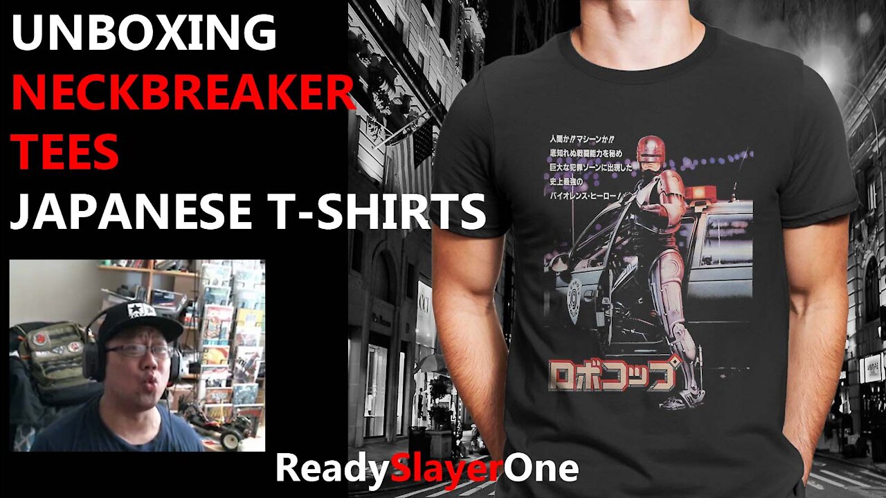 ROBOCOP "Japanese" Tee - UNBOXING Neckbreaker Tees