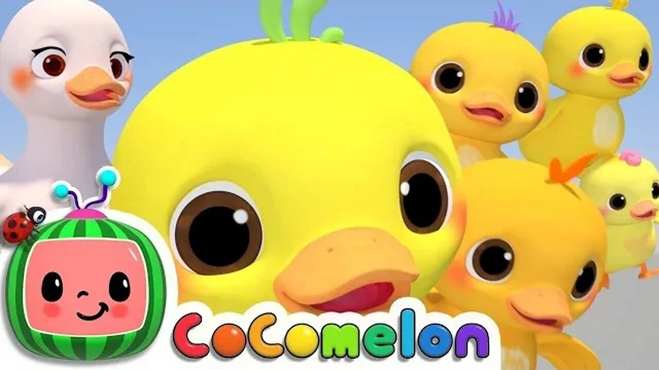 Five Little Ducks Says Quack Quack Quack 🐤 Kids Song 🐥 @LOFI-Cocomelon Little Ducks 🦆