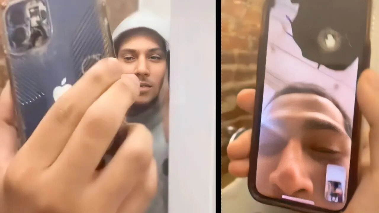 Bro Puts A hole in His iPhone And it survived