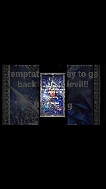 Warning about communication from someone you cut out #tarot