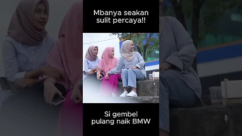 Bikin kaget!! Gembel bawa BMW