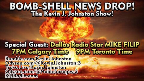 Kevin J Johnston on Dallas Radio With Mike Filip!