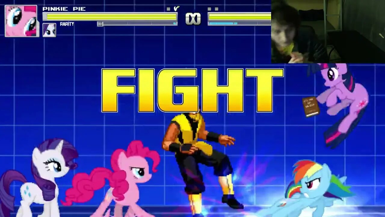 My Little Pony Characters (Twilight Sparkle, Rainbow Dash, And Rarity) VS Scorpion In An Epic Battle
