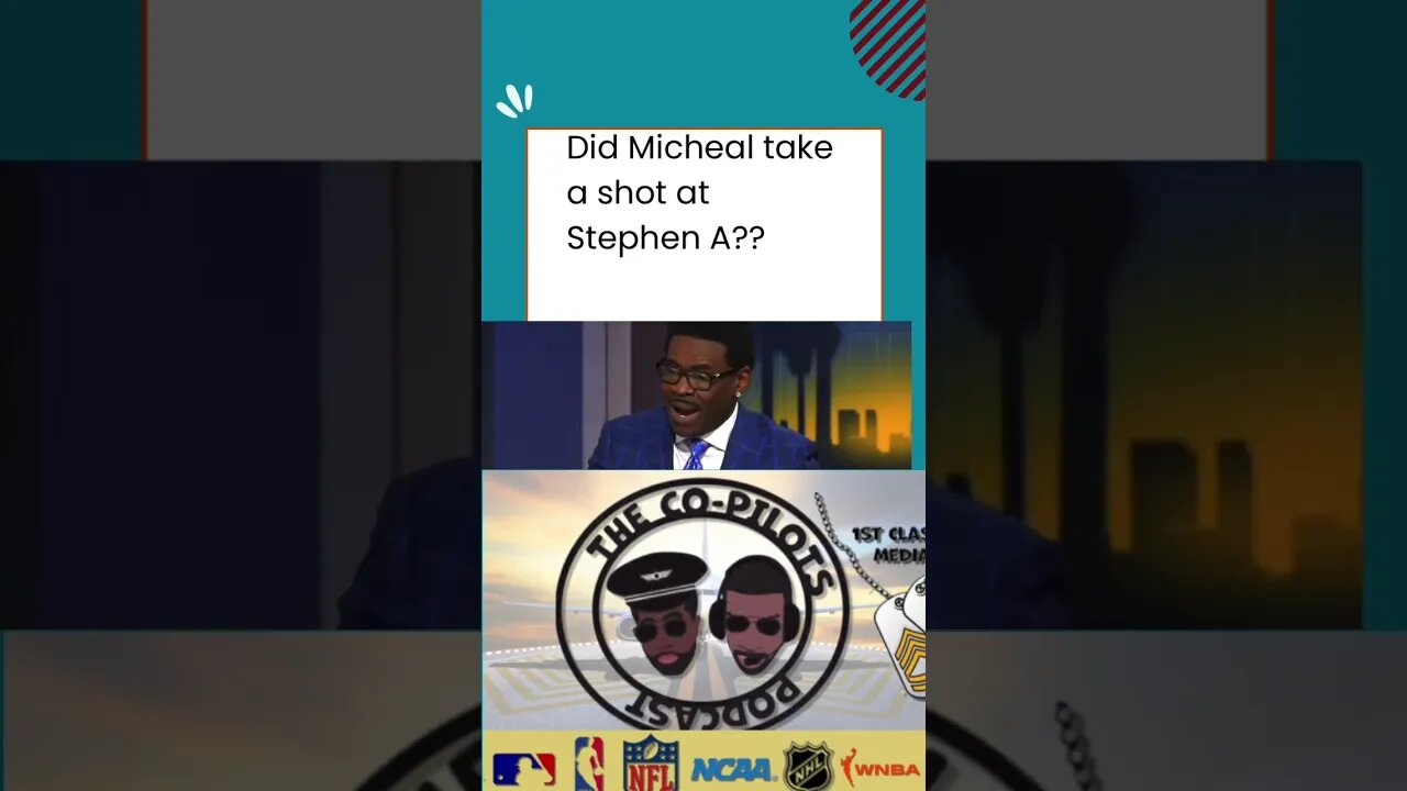 New Undisputed Michael Irvin takes a jab at Stephen A smith #undisputed #host #nfl