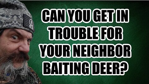 How far can you hunt from bait?