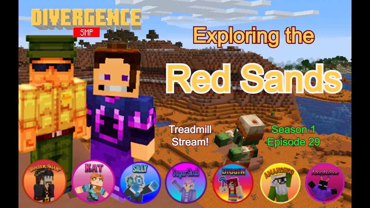 S1, EP29, Exploring the Red Sands #MiM on the #DivergenceSMP!