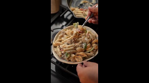 white souce Pasta recipe #whitesouce #pasta #reel #recipe