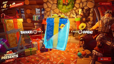 Open the Frozen Present glitch in Fortnite 🎁