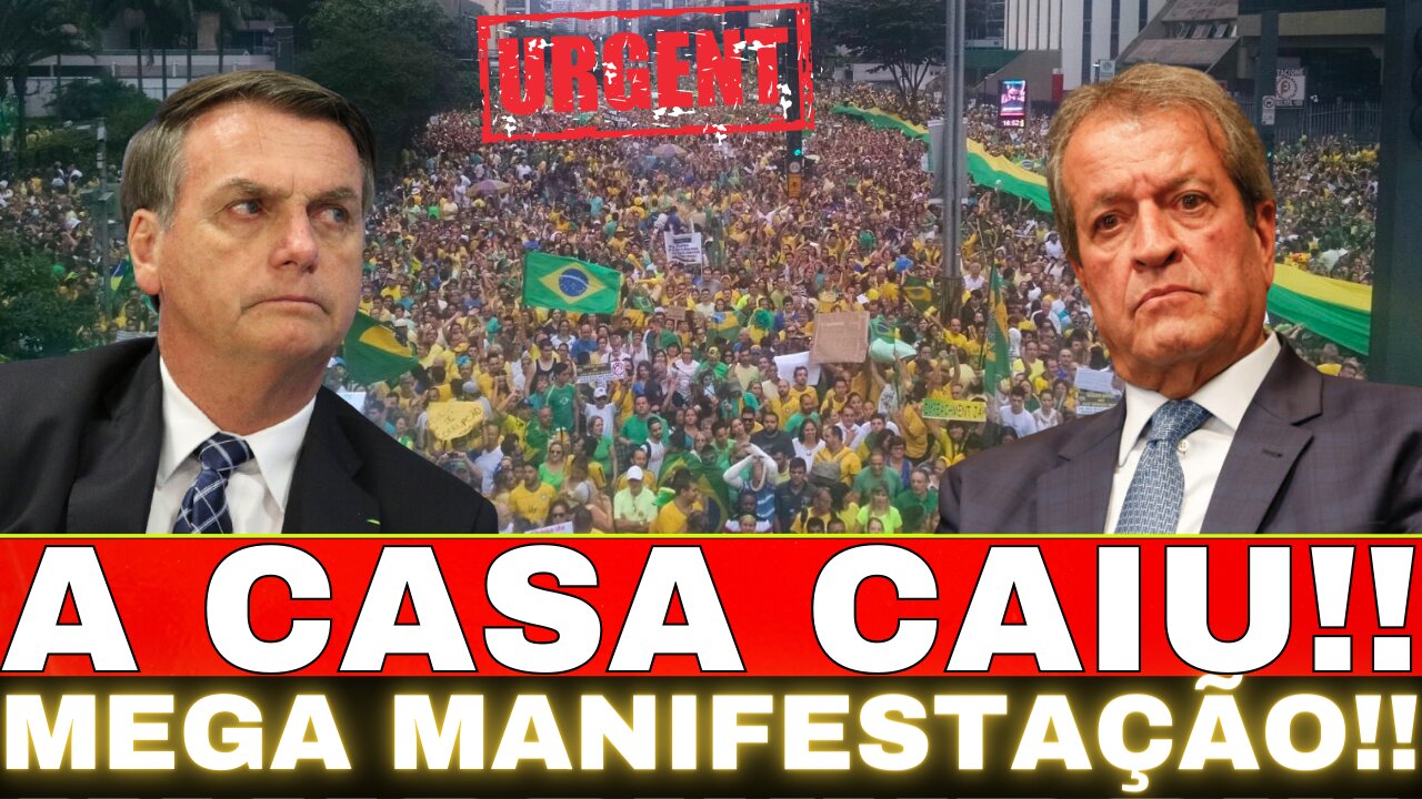 URGENTE!! MEGA MANIFESTAÇÃO!! VALDEMAR É PEGO NO FLAGRA!! A CASA CAIU....