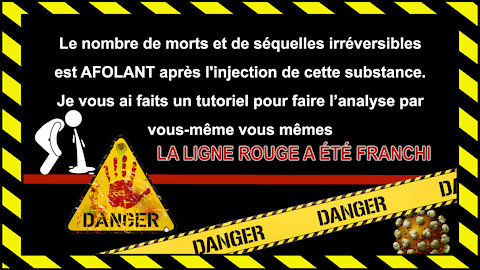 SCANDALE - Analyse catastrophique des morts et des effets indésirables graves... Regardez Urgent