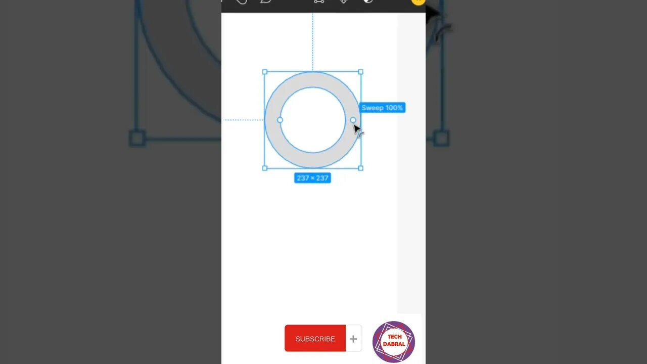 how to create circular process using #figma #figmatips #trending #shorts