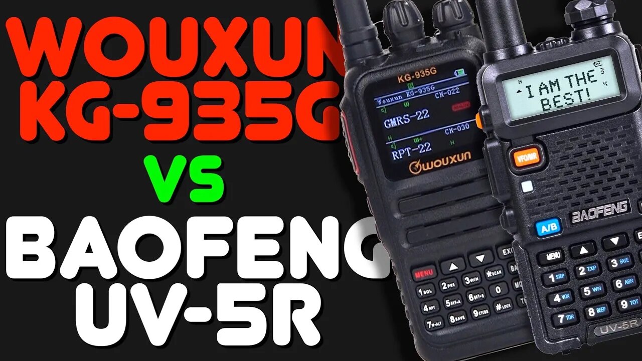 Baofeng UV-5R & Wouxun KG-935G Comparison - What Is The Difference Between A Baofeng UV-5R & KG-935G