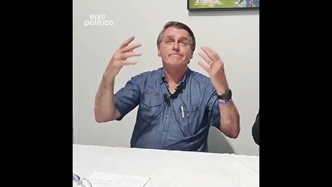 Ele sabe o que está acontecendo.