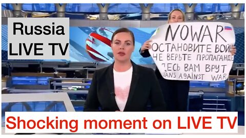 Shocking Anti War Protest LIVE on RUSSIAN TV | Best Videos