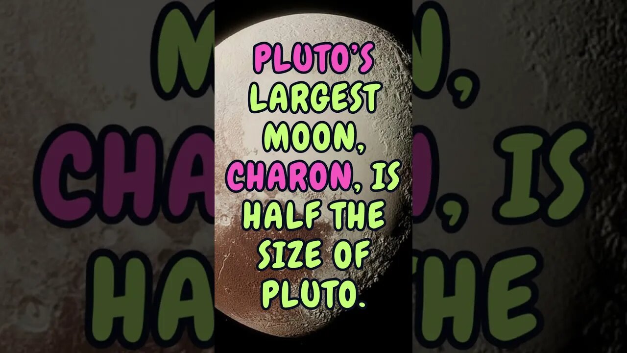 🌌🌑Did you know this fact about Space? #shortsfact #funfactsshorts #spacefacts #pluto #charon