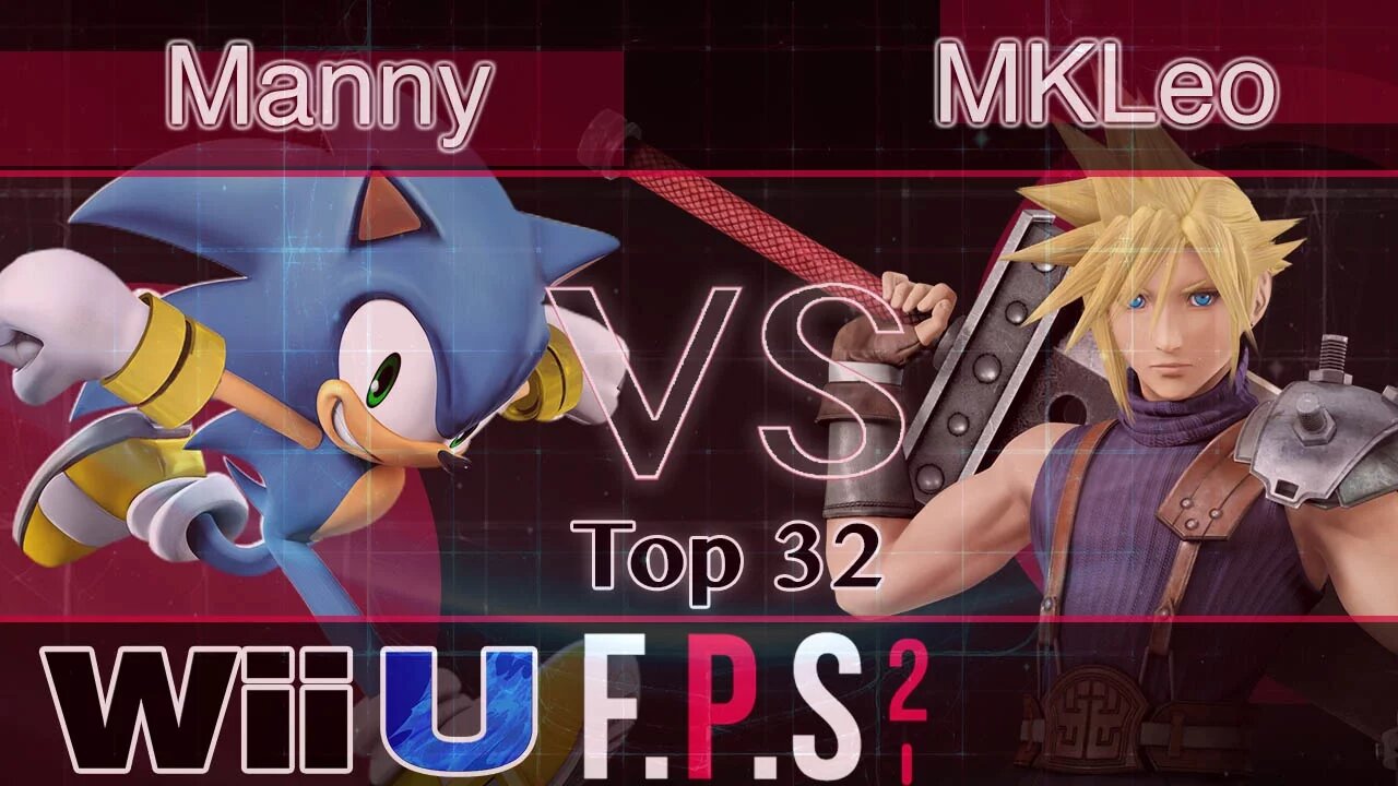 Noble|Manny (Sonic) vs. FOX MVG|MKLeo (Cloud) - Wii U Top 32 - FPS2
