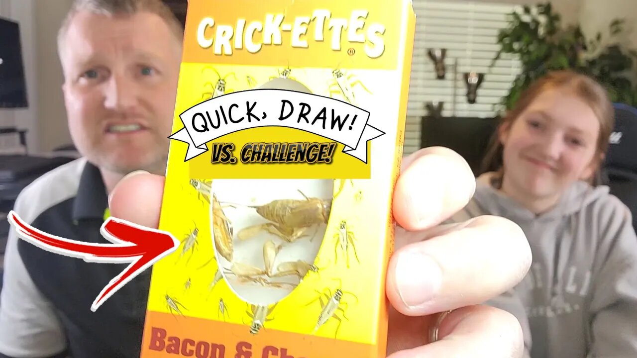 Google Quick Draw - Loser Eats a Cricket!