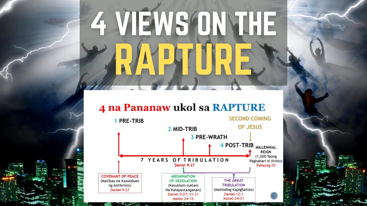 4 Views on the RAPTURE - Alin ang Tama? (Pre-Trib, Mid-Trib, Pre-Wrath, at Post-Trib)