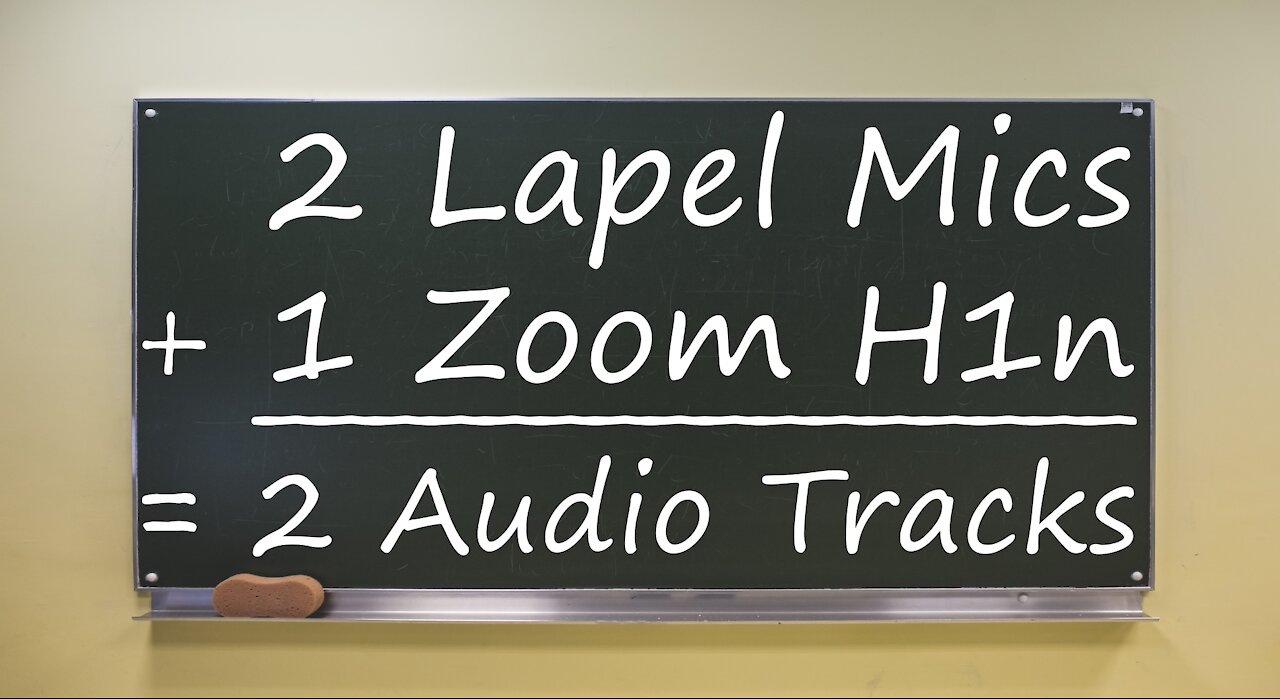 How To Record Two Mics To One Mic Jack (Zoom H1n or Zoom H1)