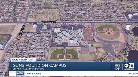 Phoenix PD find handgun, BB gun at Cesar Chavez HS during separate incidents