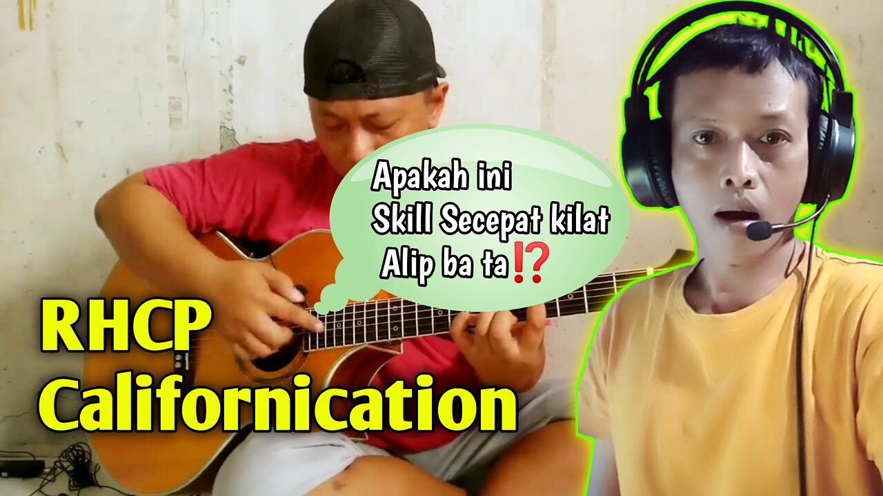 RHCP - Californication (COVER gitar) Alip ba ta REACTION