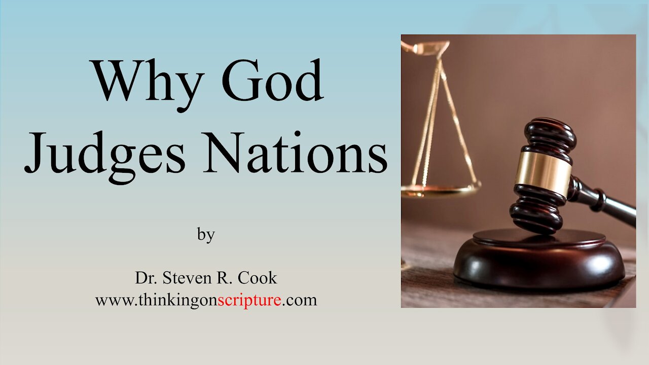 Why God Judges Nations