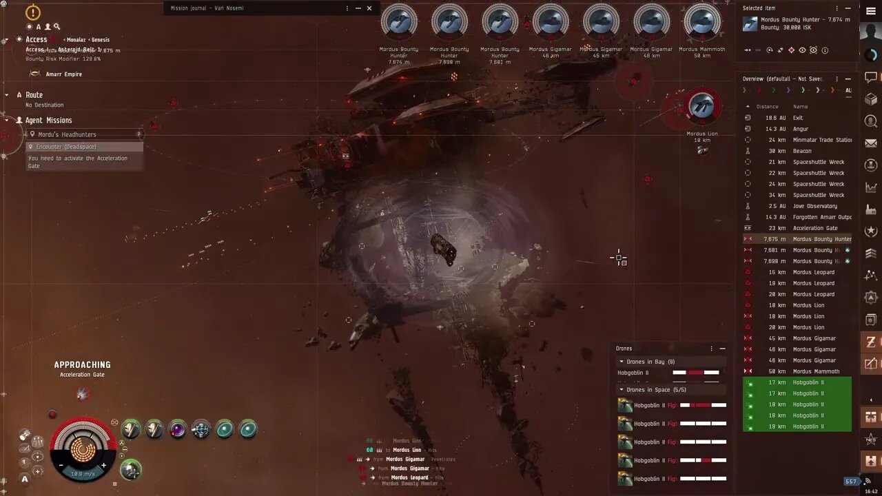 EVE Online Mordu's Headhunters - Level 5 Security Mission