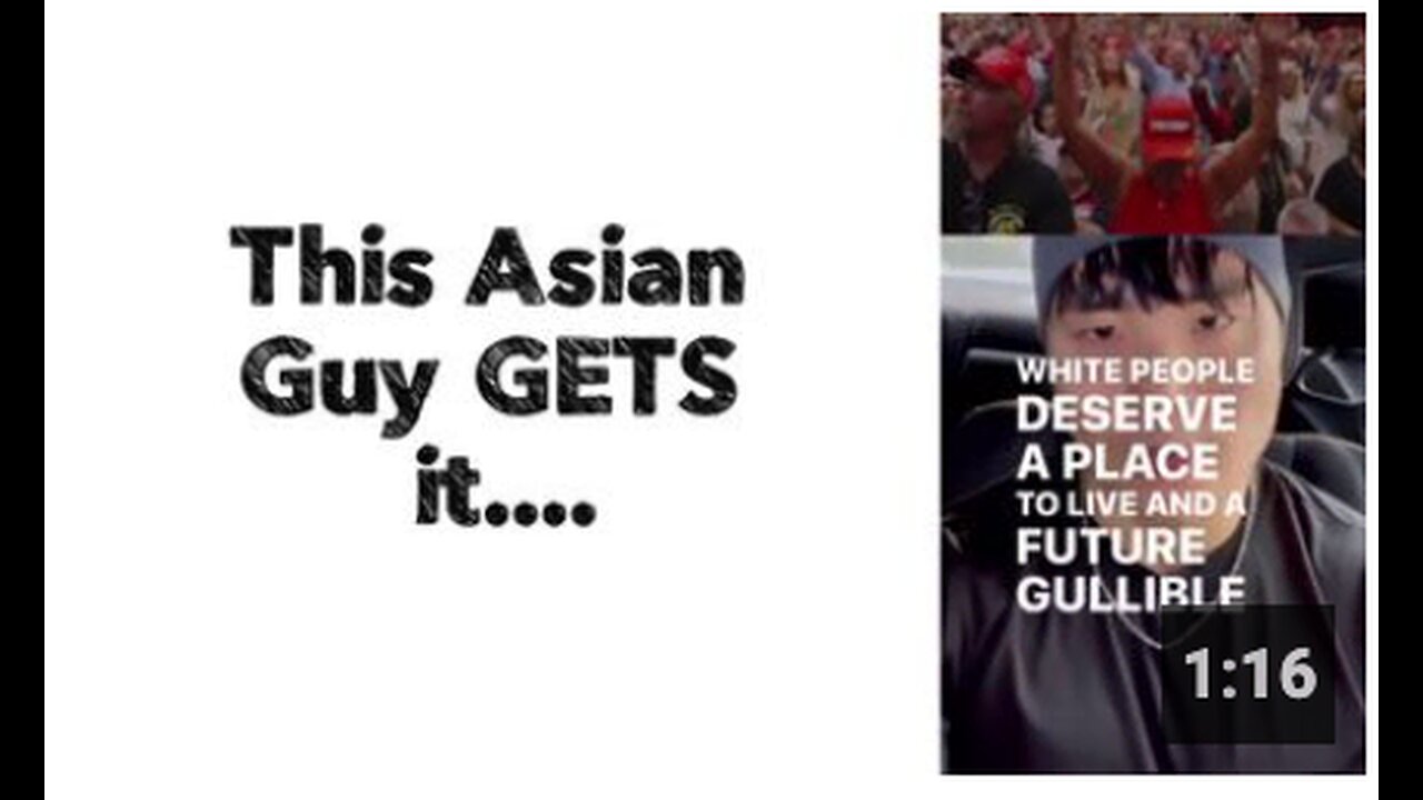 This Asian Guy GETS it....