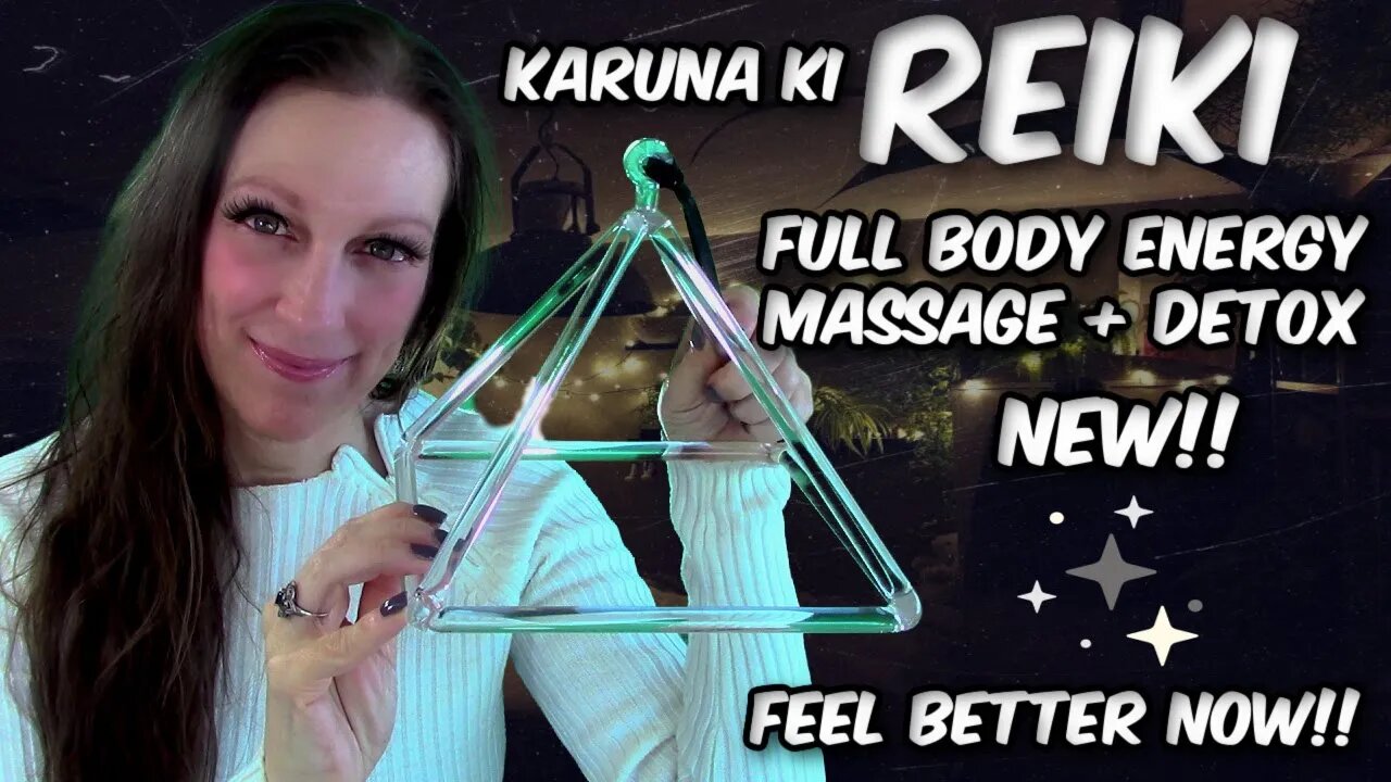 Reiki l Energy Massage & Detox l Full Body Attention l Smudge l Crystal Pyramid Sound Healing