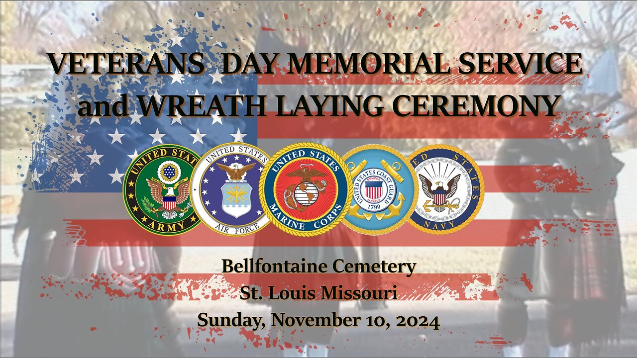 St. Louis-Jefferson Chapter NSDAR Veterans Day Memorial Ceremony and Wreath Laying