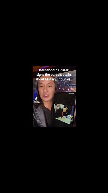 Gene Ho - 1 - Trump signs Preamble to Bill of Rights