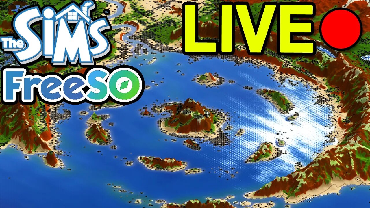 Let's play Sims 1 Online Together! FreeSO LIVE!