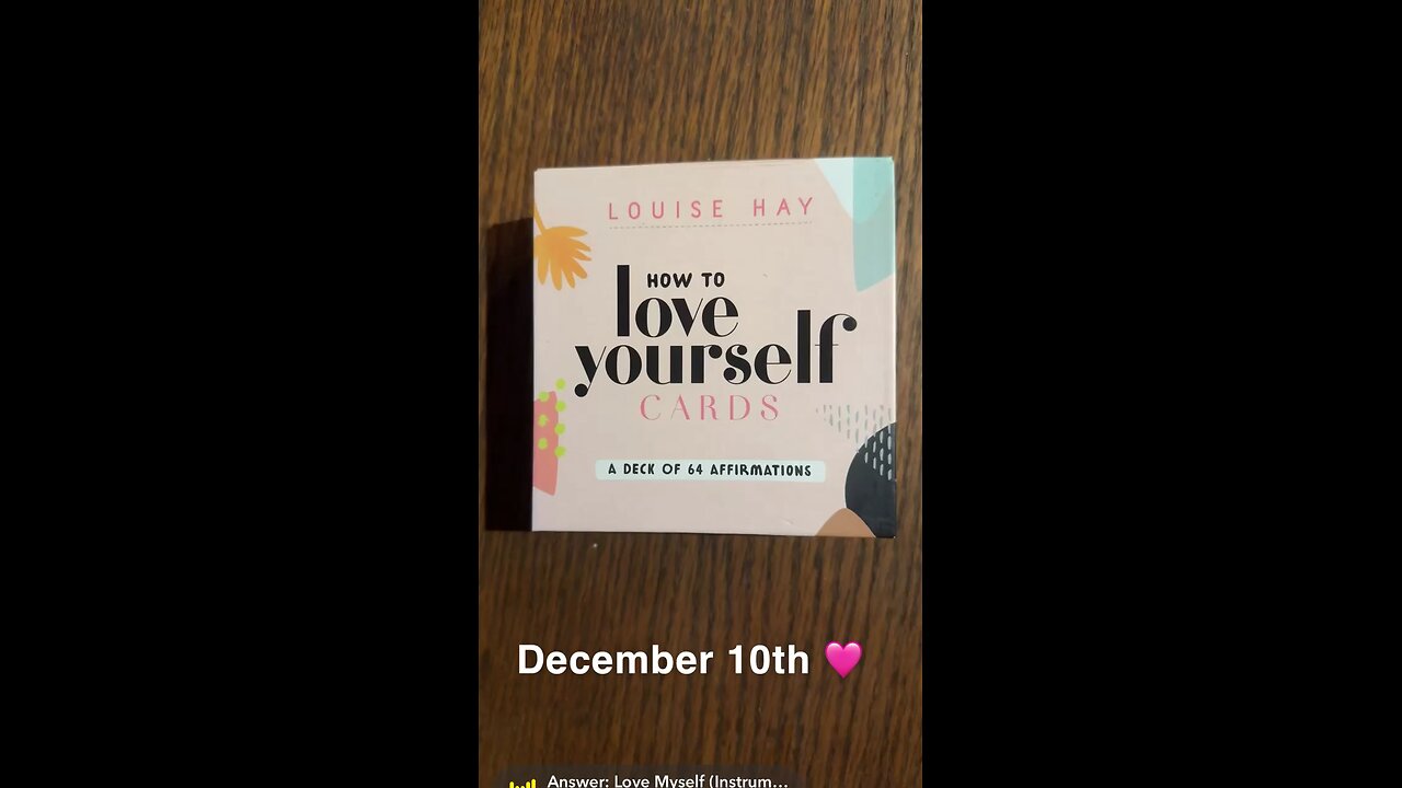 12/10/23 card: love yourself