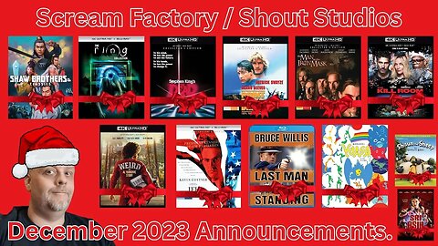 Scream Factory / Shout Studio's December 2023 Blu-Ray / 4K Announcements [12 Releases]