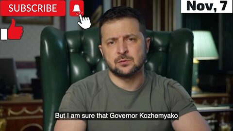 Vladimir Zelensky Explanations November 7, 2022 (Subtitle)