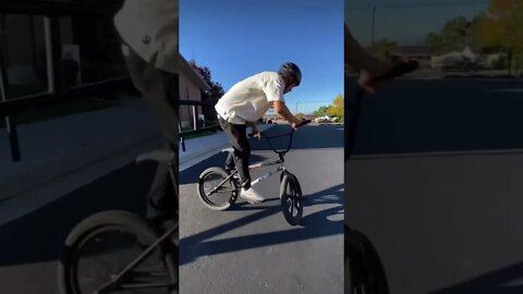 THE BMX MOON WALK 🌛👟 -Tate Roskelley #shorts