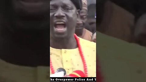 labour party chairmen overpowered the Police #najiapolitics