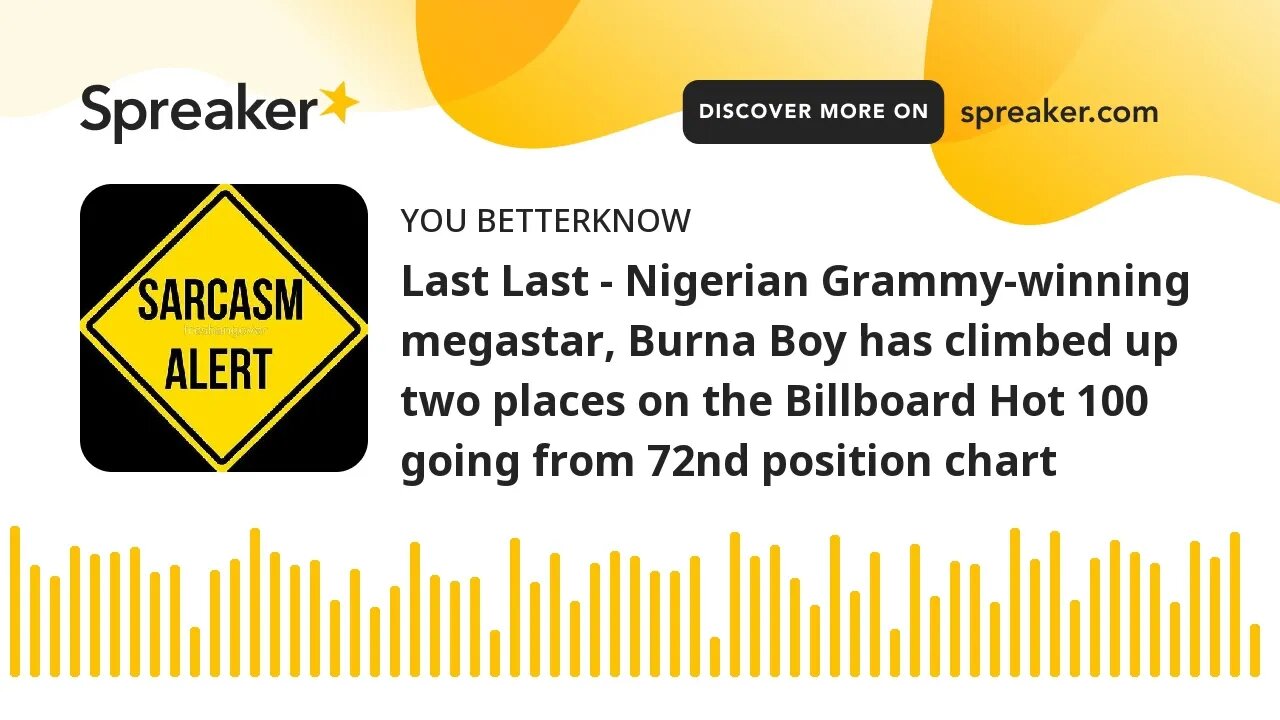 Last Last - Nigerian Grammy-winning megastar, Burna Boy has climbed up two places on the Billboard H