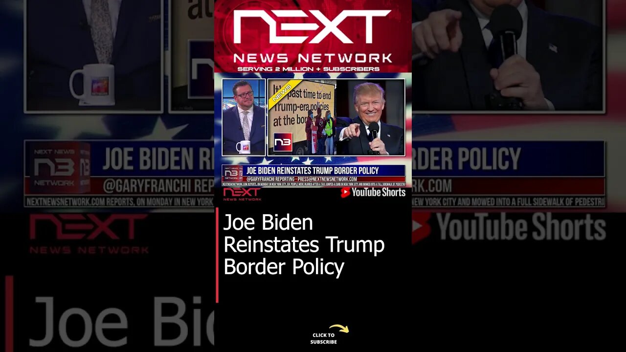 Joe Biden Reinstates Trump Border Policy #shorts