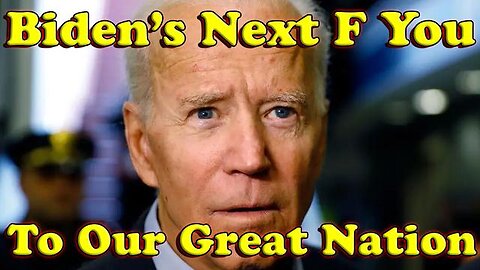 BIDEN HELL BENT ON DESTROYING AMERICA