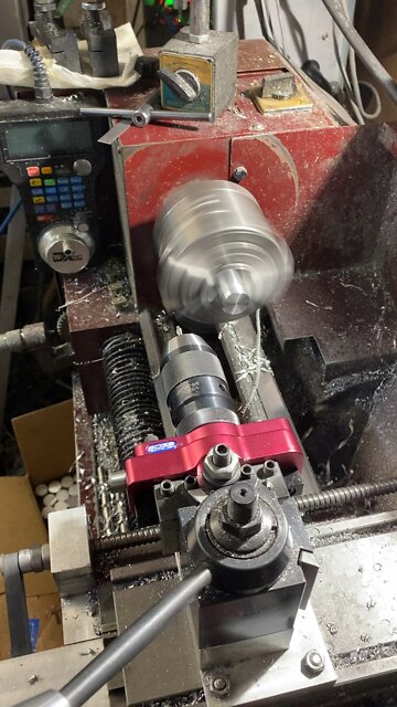Machining coupling blanks on the lathe 2
