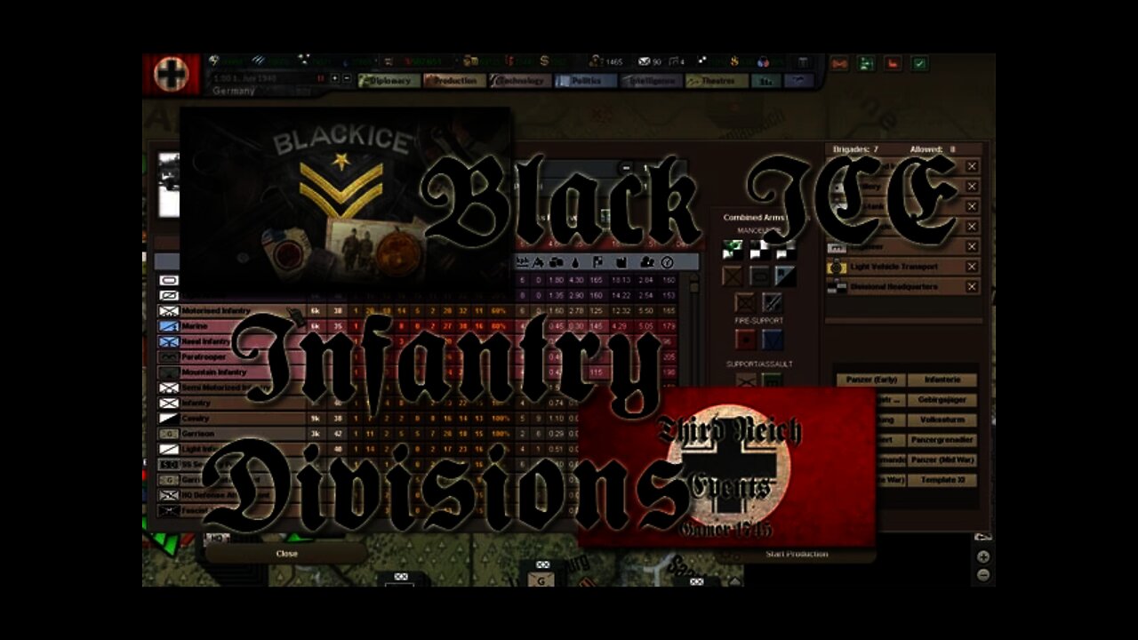 Black ICE 8 Infantry Divisions Tutorial